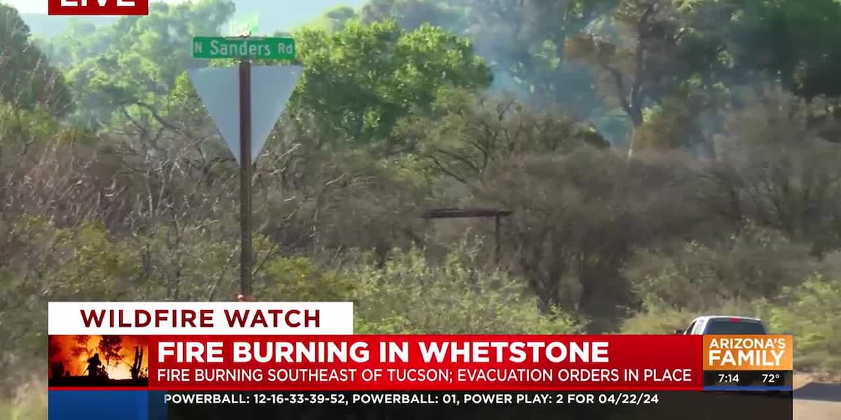 Wildfire burning in southeast Arizona; evacuations underway [Video]