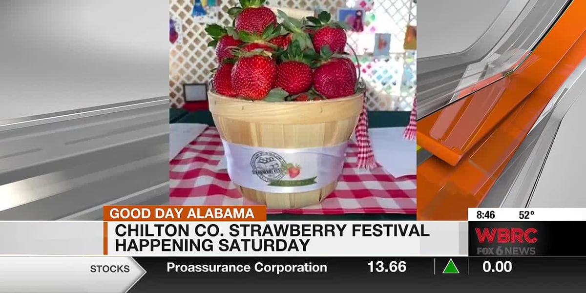 Chilton Co. Strawberry Festival happening Saturday [Video]