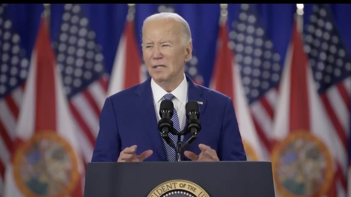 Biden, 81, suffers ANOTHER embarrassing gaffe as his attempt to brand Trump untrustworthy spectacularly backfires at Florida rally [Video]