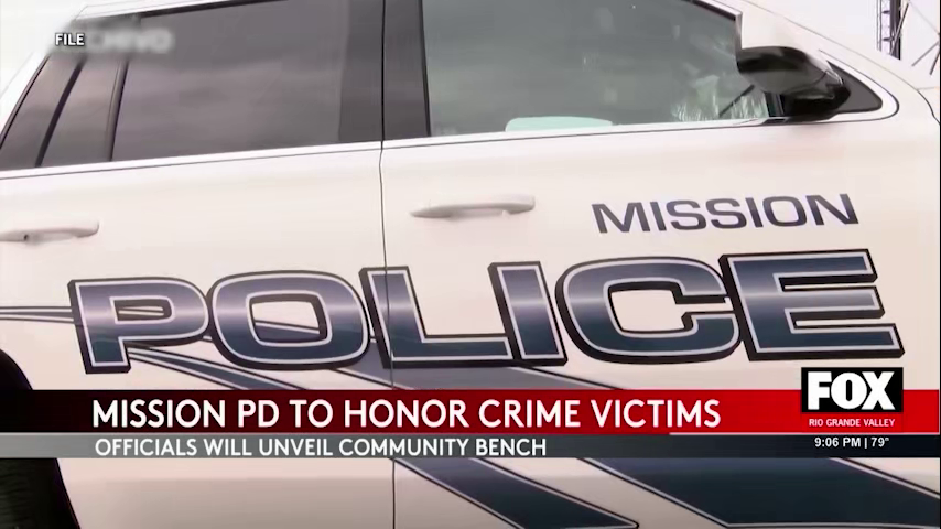 Mission Police To Honor Crime Victims With Community Bench Unveiling [Video]