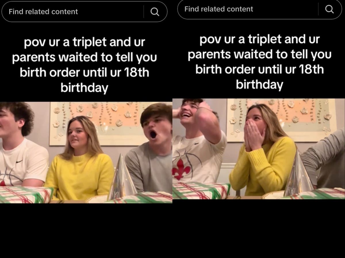 Parents hilariously hid their triplets birth order until their 18th birthday [Video]