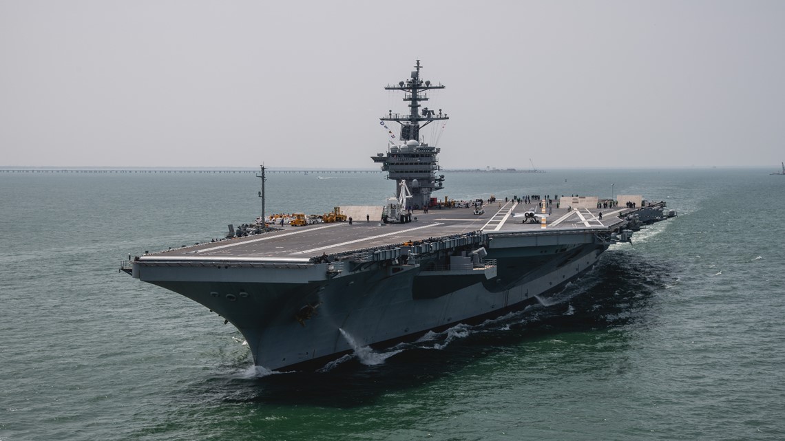 USS George Washington to deploy from Naval Station Norfolk [Video]