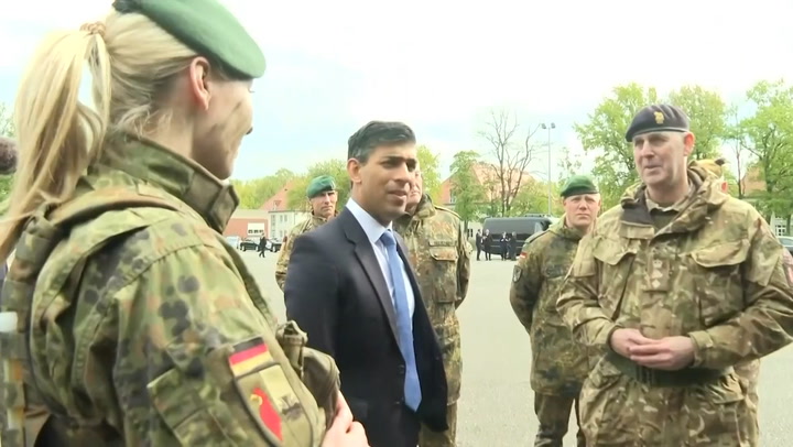 Sunak meets soldiers from German armed forces during visit to Berlin | News [Video]