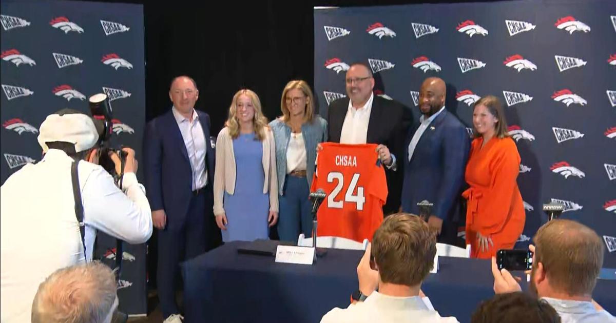 Broncos hold news conference on girls flag football becoming a high school sport in Colorado [Video]