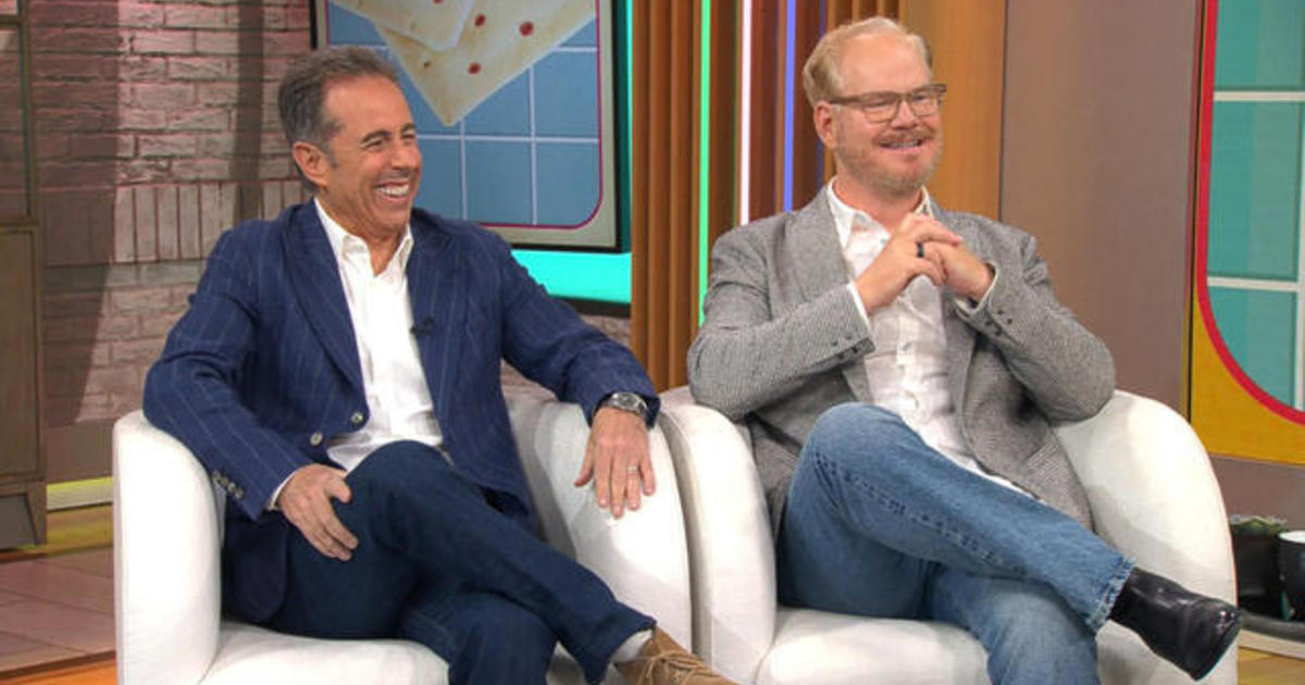 Jerry Seinfeld, Jim Gaffigan team up in new comedy Unfrosted [Video]