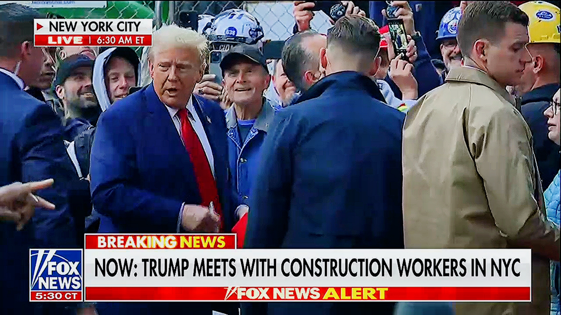Fox News Spends 20 Minutes On Trump NY Photo Op With Fans [Video]