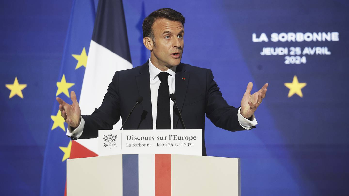 Macron outlines his vision for Europe to become an assertive global power as war in Ukraine rages on  WHIO TV 7 and WHIO Radio [Video]