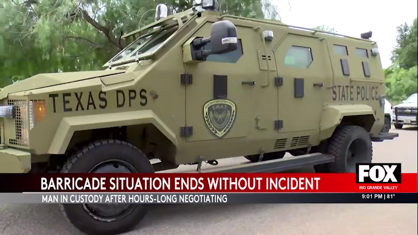Barricaded Man Surrenders After Tense Standoff In Starr County [Video]