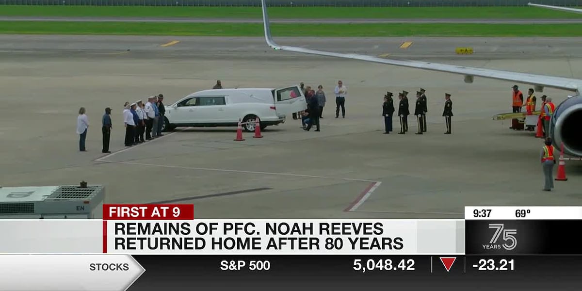 Remains of WWII vet returned home after 80 years [Video]