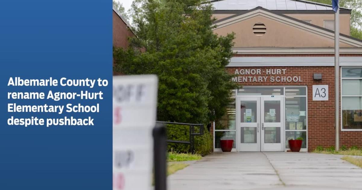 Albemarle County to rename Agnor-Hurt Elementary School [Video]