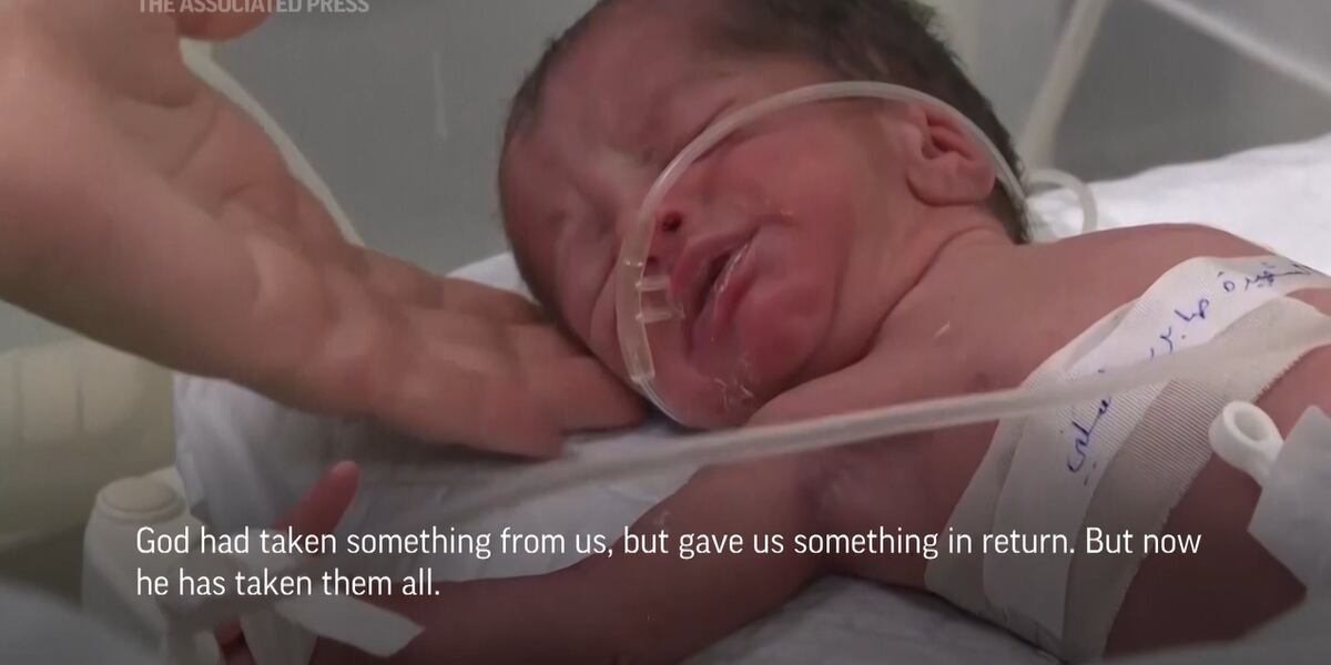 Premature baby girl rescued from dead mother’s womb dies in Gaza after 5 days in incubator [Video]
