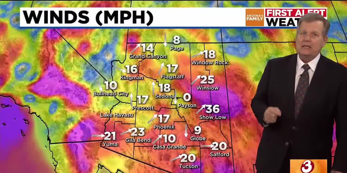 Storms possible to start the weekend in parts of Arizona [Video]
