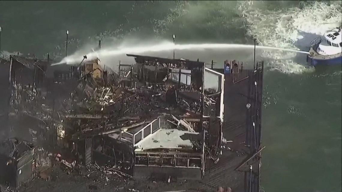 Oceanside Pier fire under control, but still smoldering [Video]