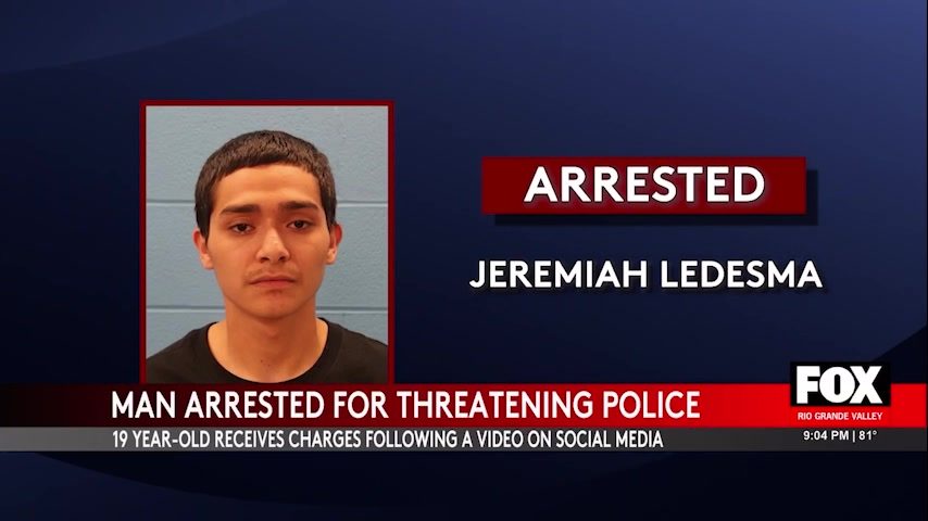 Arrest Made: Jeremiah Ledesma Accused Of Threatening Police Officers Faces Serious Charges [Video]