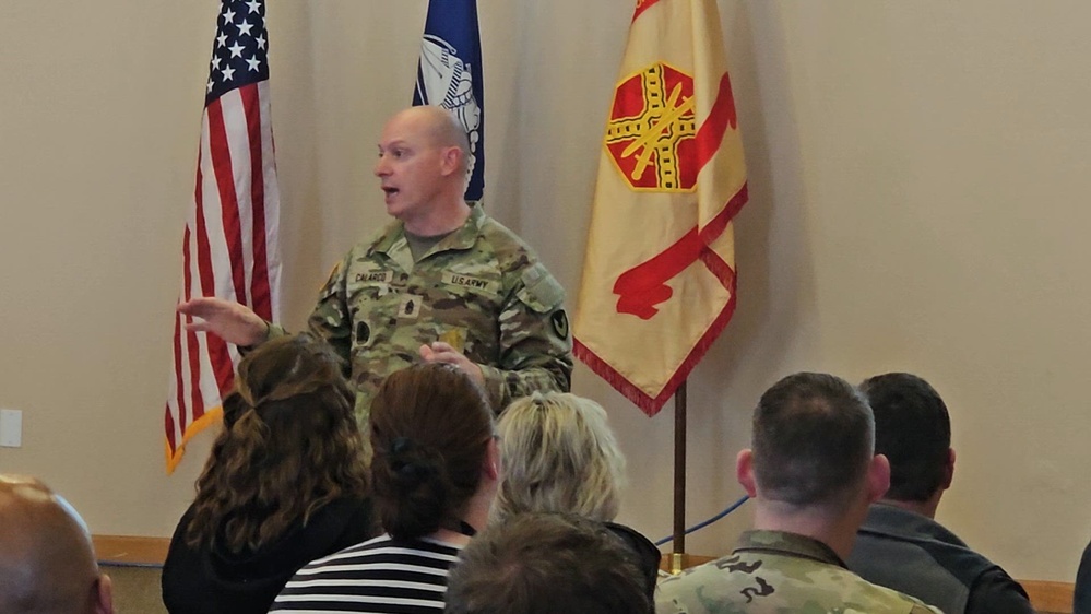 DVIDS – Video – Fort McCoy command sergeant major speaks during April 2024 town hall, workforce briefing for installation workforce