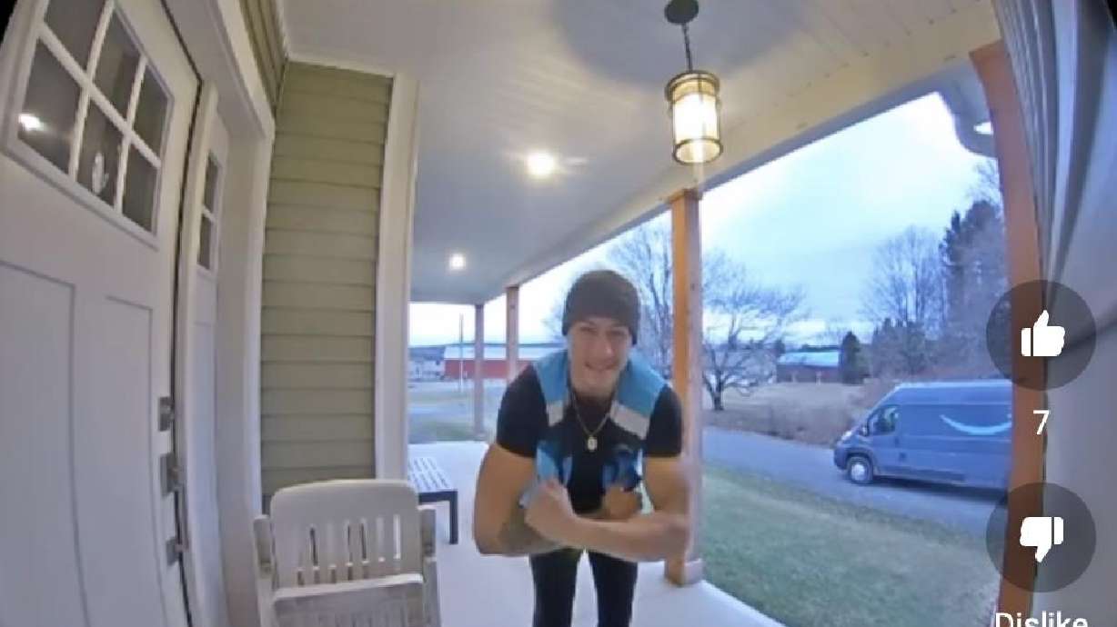 Have You Seen This? Amazon driver takes advantage of doorbell camera to fuel rivalry [Video]