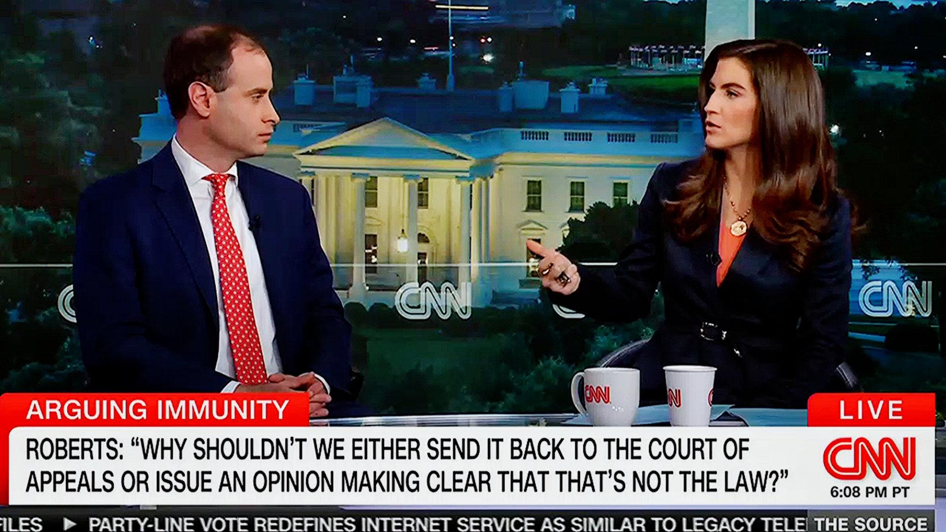 Kaitlan Collins To Trump Lawyer Immunity Not In Constitution [Video]
