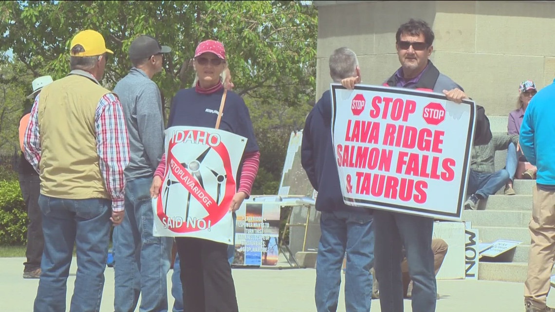Dozens rally against Lava Ridge Wind Project [Video]