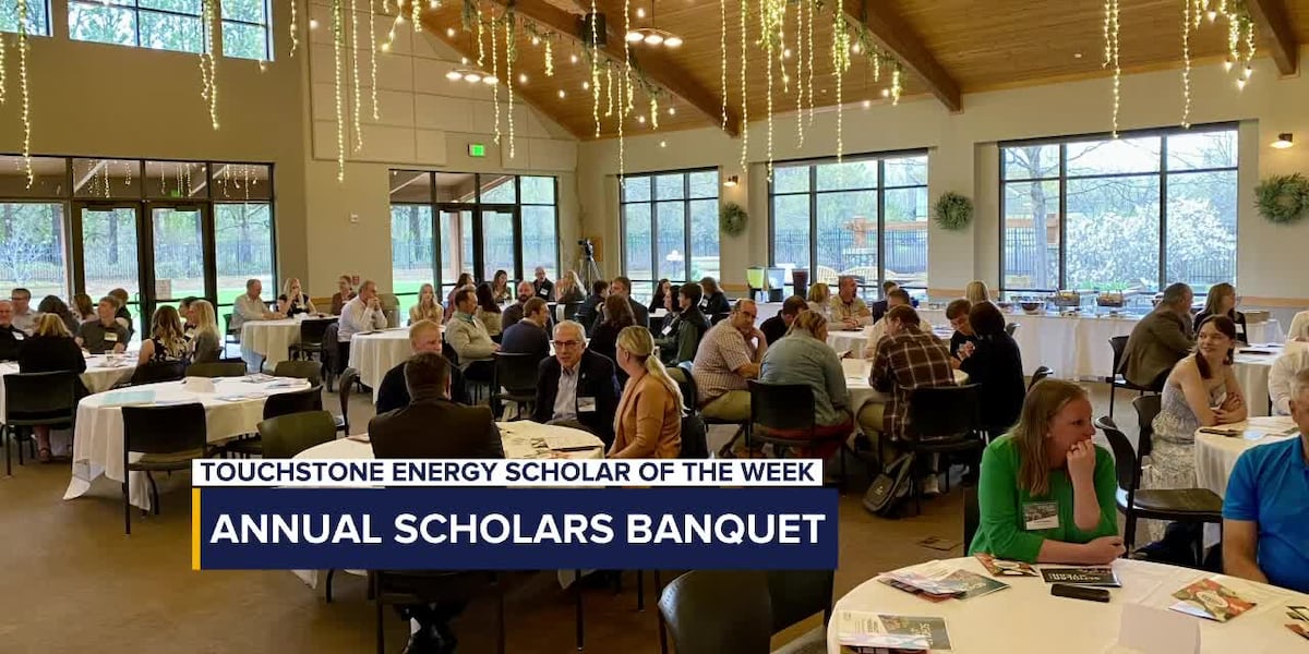 Scholars awarded at annual Touchstone Energy Scholar of the Year Banquet [Video]