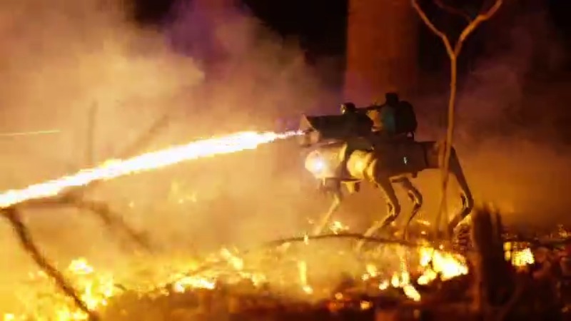 Ohio based company is selling a flame-throwing robot dog and you can buy it [Video]