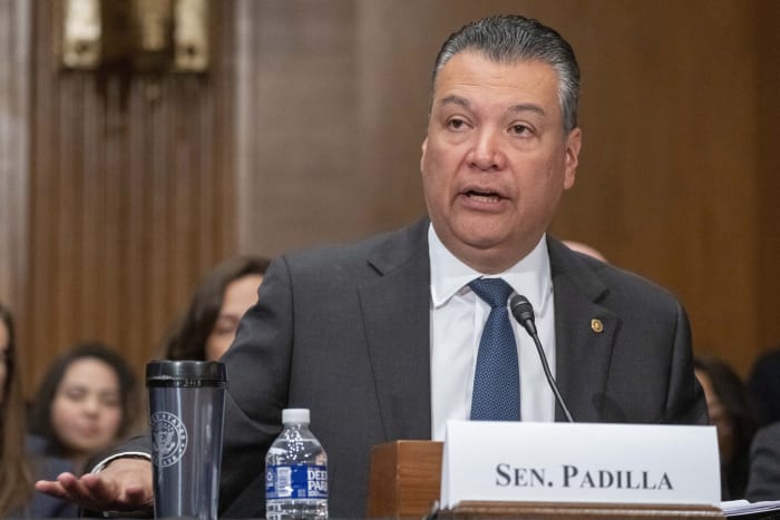 As border debate shifts right, Sen. Alex Padilla emerges as persistent counterforce for immigrants [Video]