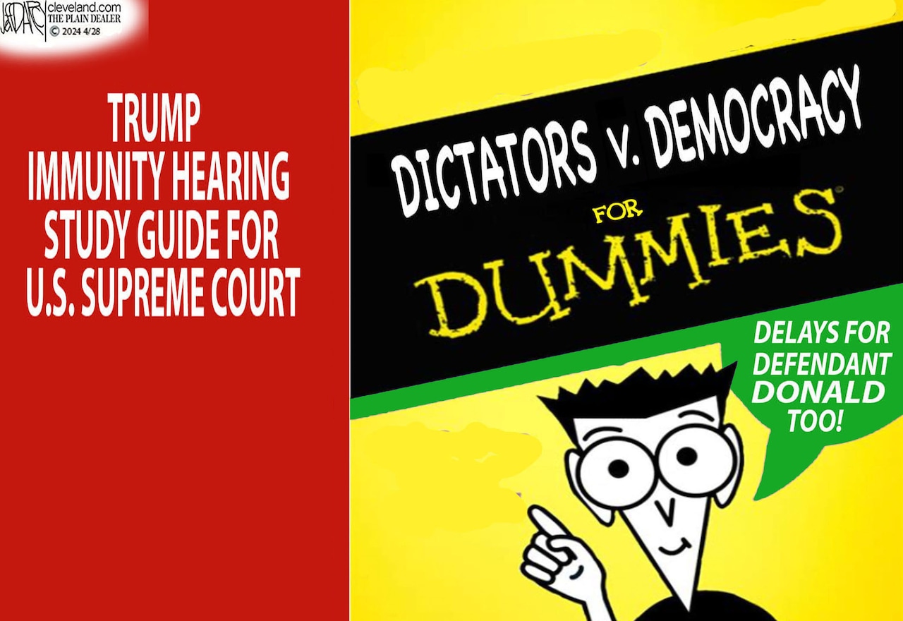 U.S. Supreme Court Trump Immunity Hearing: Darcy cartoon [Video]