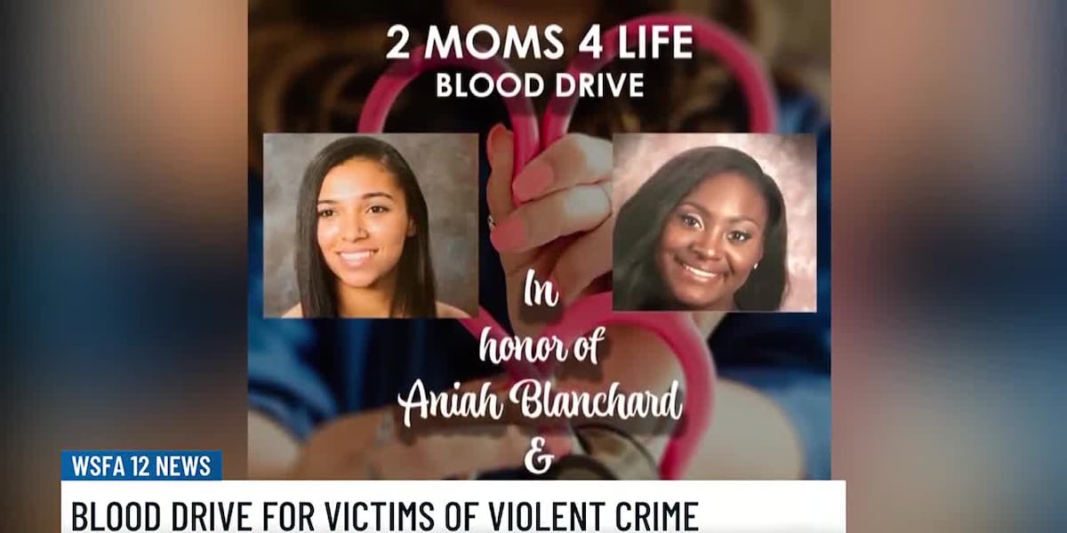 Blood drive for victims of violent crime [Video]