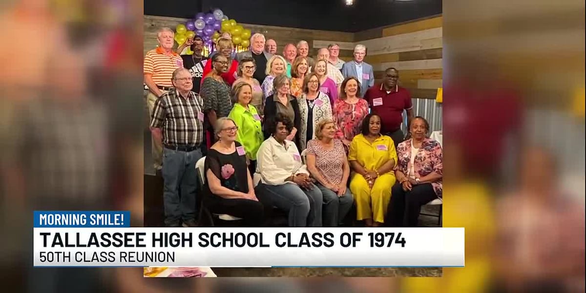 Morning Smile: Tallassee High School Class of 1974 celebrates their 50th reunion [Video]