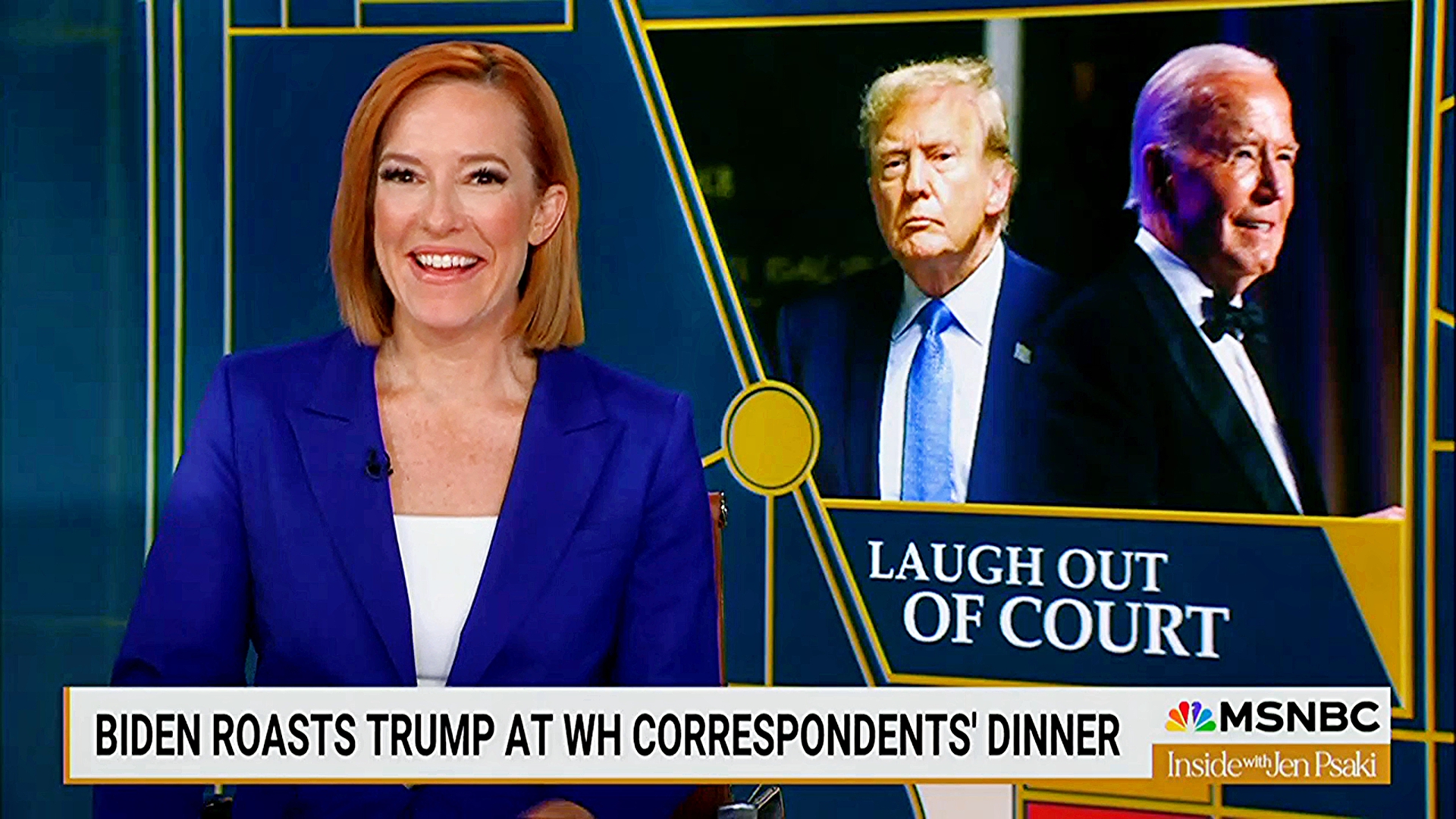 MSNBC’s Jen Psaki Taunts ‘Salty’ Trump Over Biden WHCD Roast [Video]