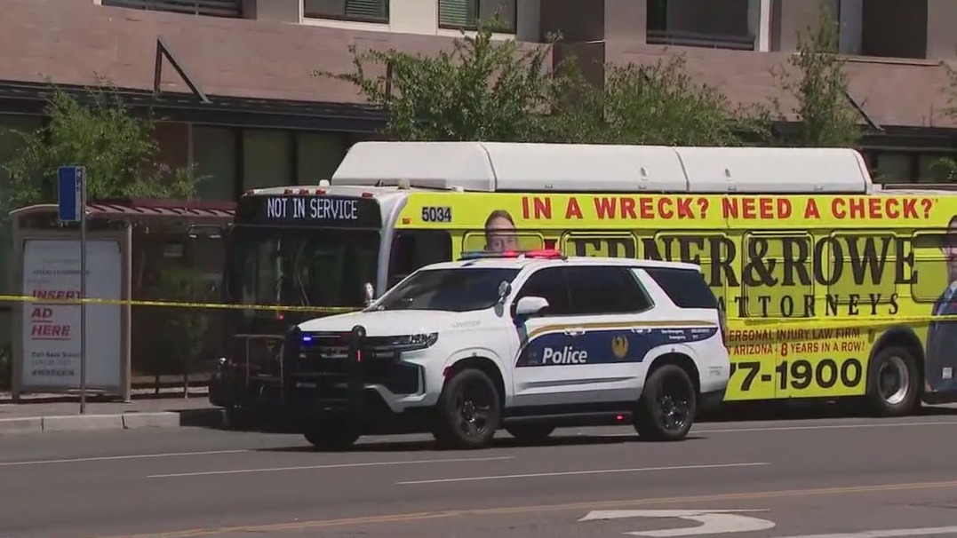 Man hospitalized after accident involving bus [Video]