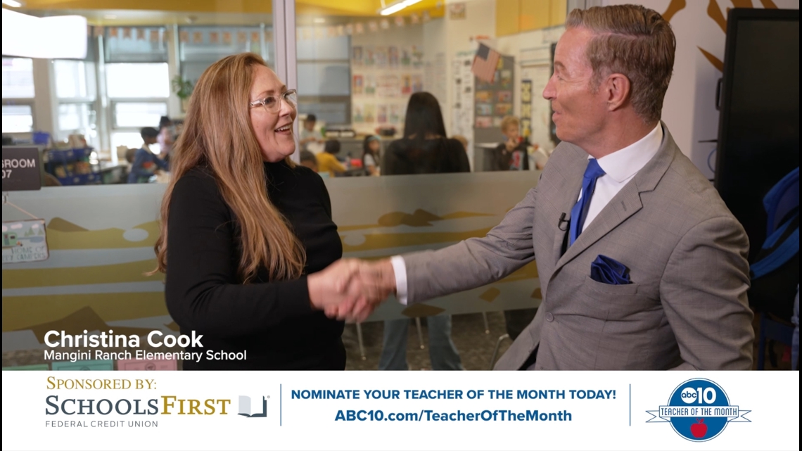 May 2024: ABC10s Teacher of the Month Christina Cook [Video]