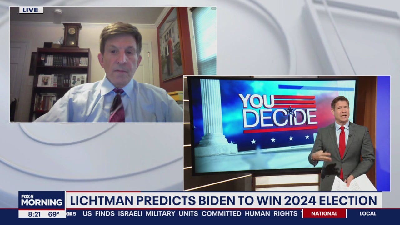 Presidential predictor Allan Lichtman uses 13 Keys to the White House tracker on 2024 election [Video]