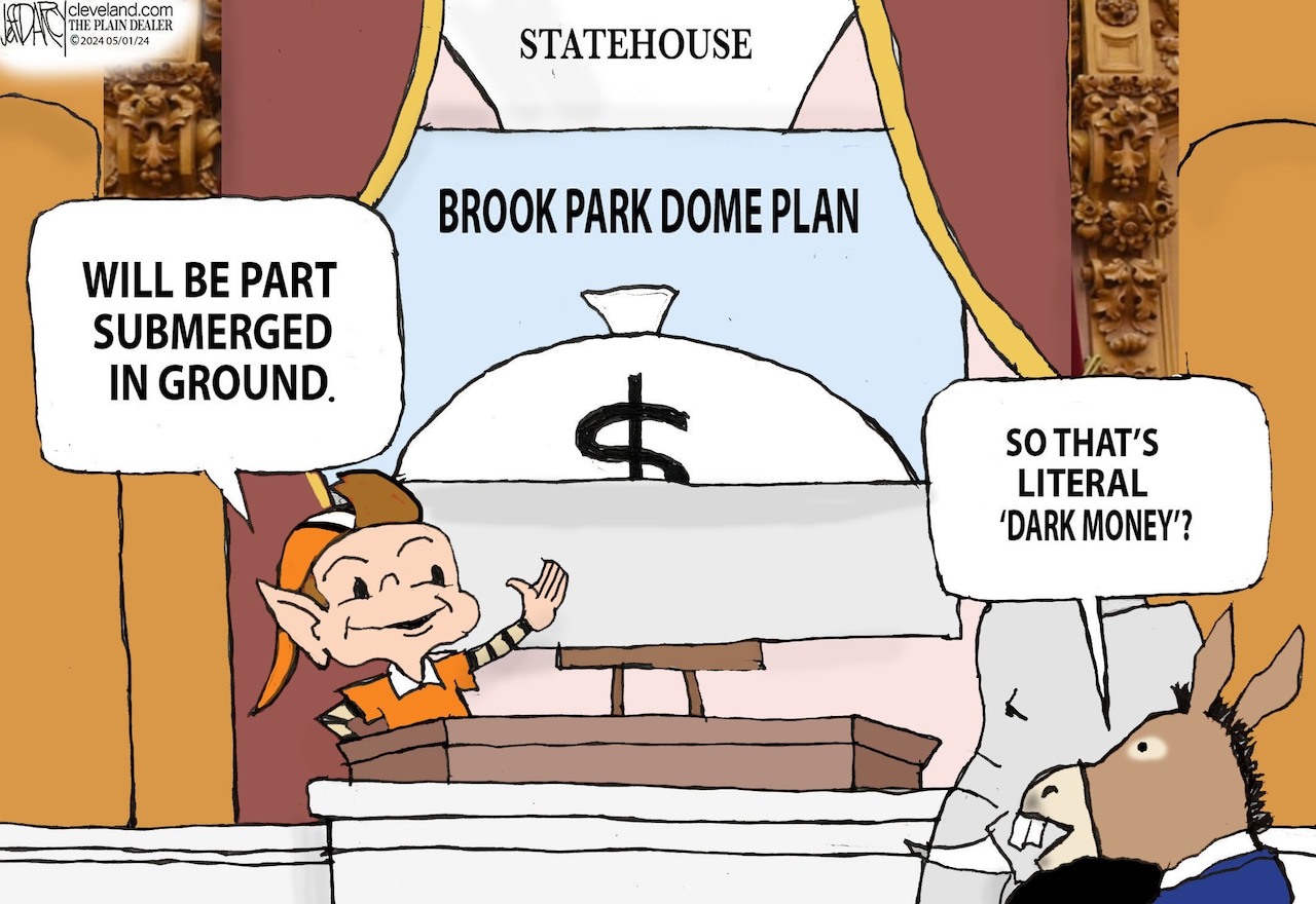 Browns Dug In Dome plan: Darcy cartoons [Video]
