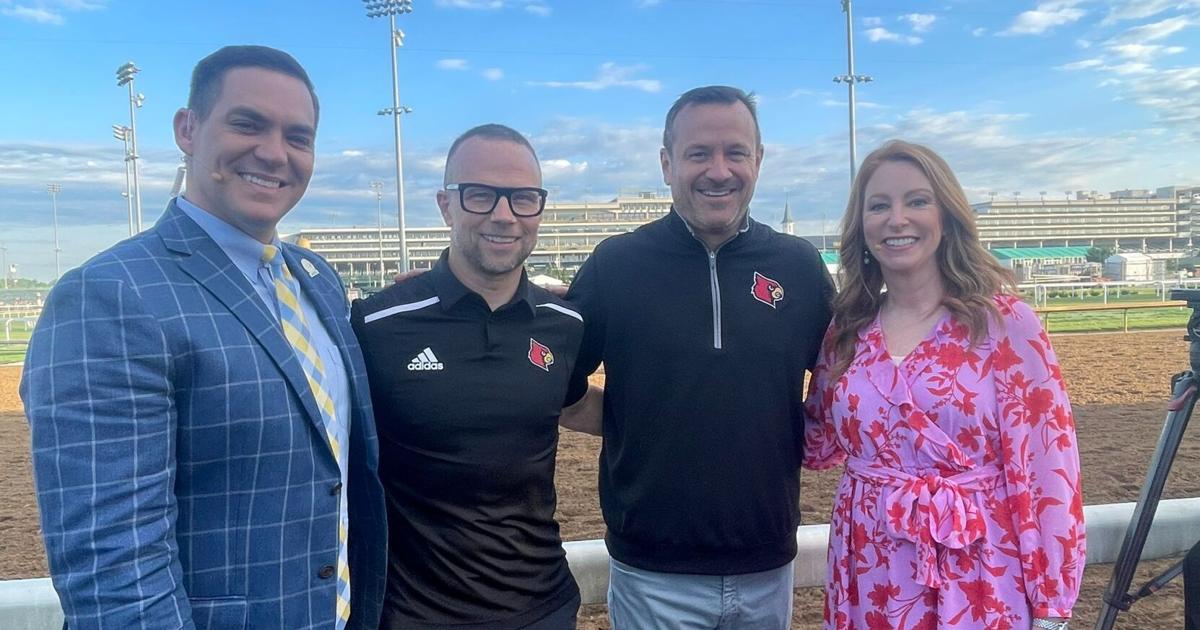 Louisville coaches Jeff Walz, Pat Kelsey enjoy a morning at Churchill Downs on Champions Day | Derby 150 [Video]