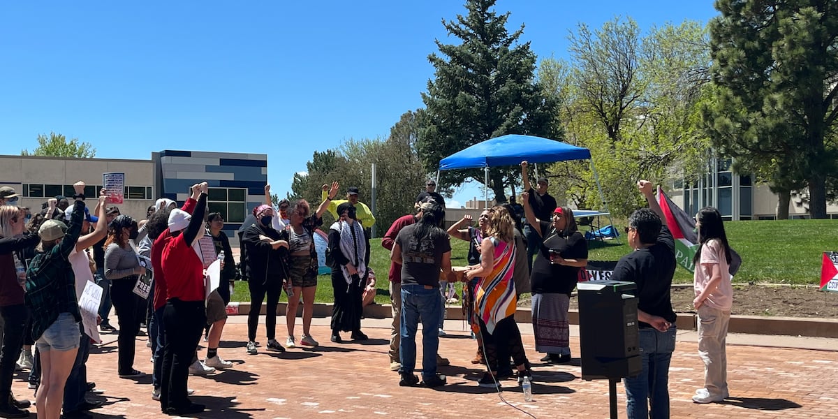 Pro-Palestine demonstration held at Southern Colorado university [Video]