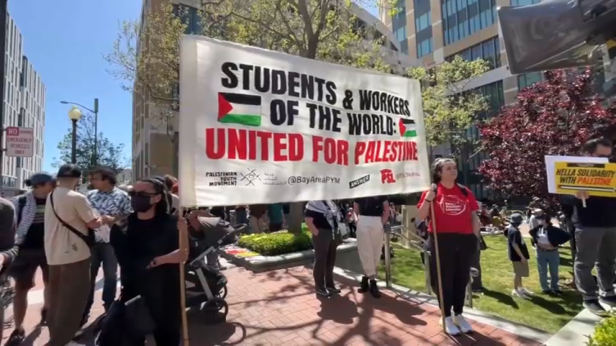 Hundreds gather in Oakland, rally for workers rights, immediate ceasefire in Gaza  NBC Bay Area [Video]