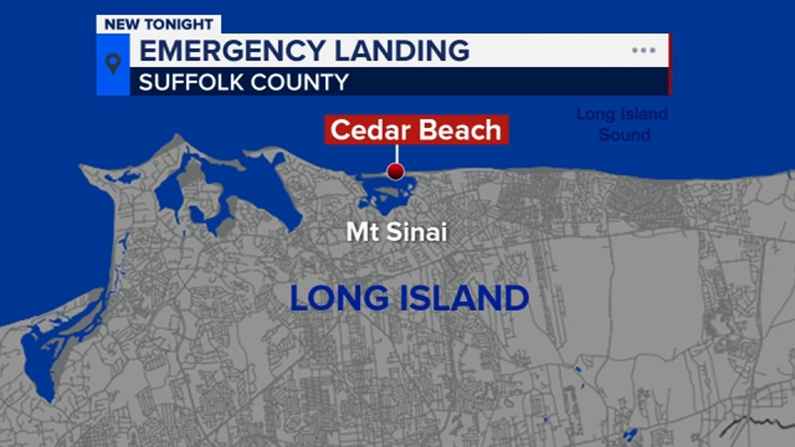 Long Island emergency landing: Cessna 152 plane forced to land on Cedar Beach, Mt. Sinai after reported engine failure [Video]