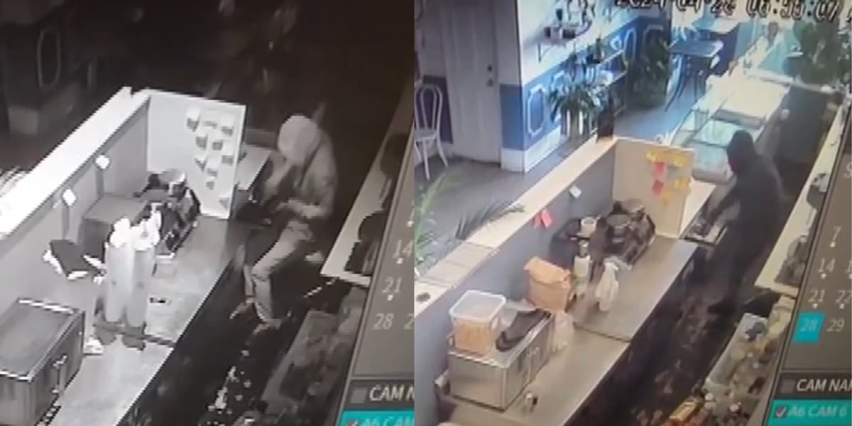 WATCH: Thieves scoop cash from local ice cream parlor twice in one week [Video]