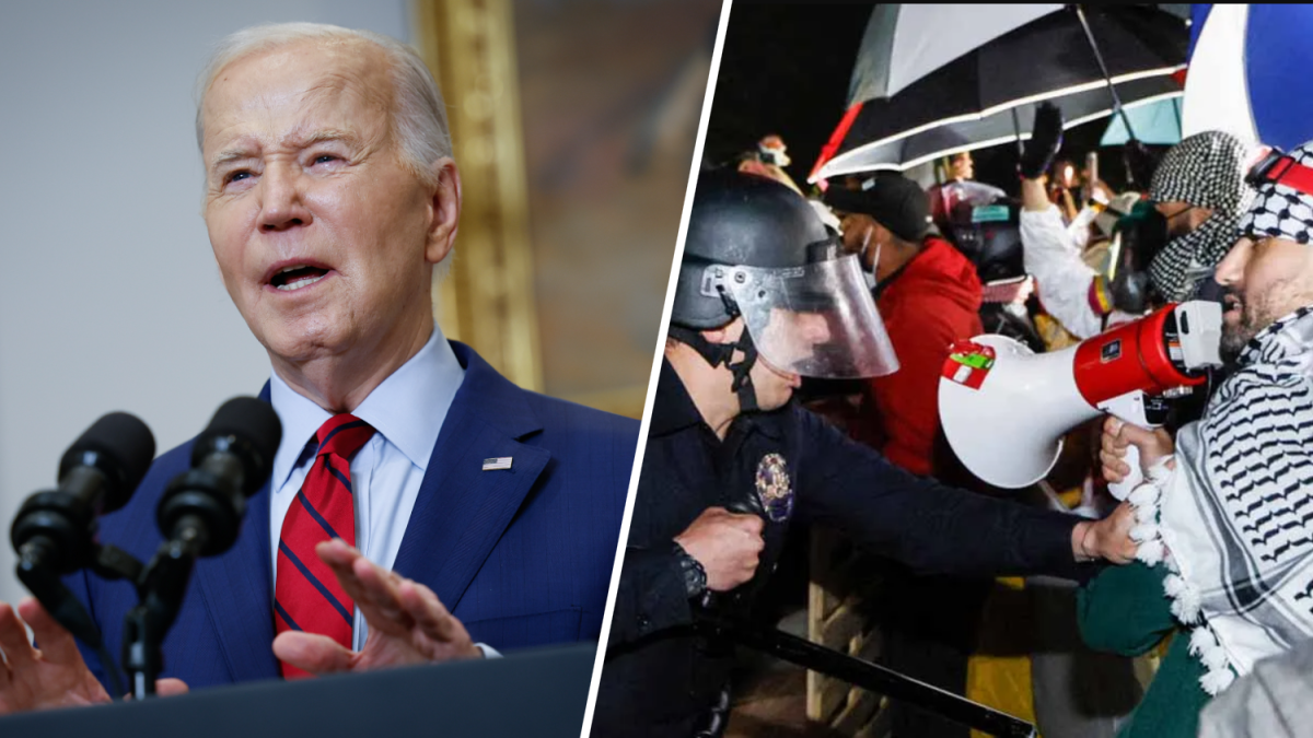 Biden defends students right to protests but condemns campus violence as schools crack down on encampments  NBC Connecticut [Video]