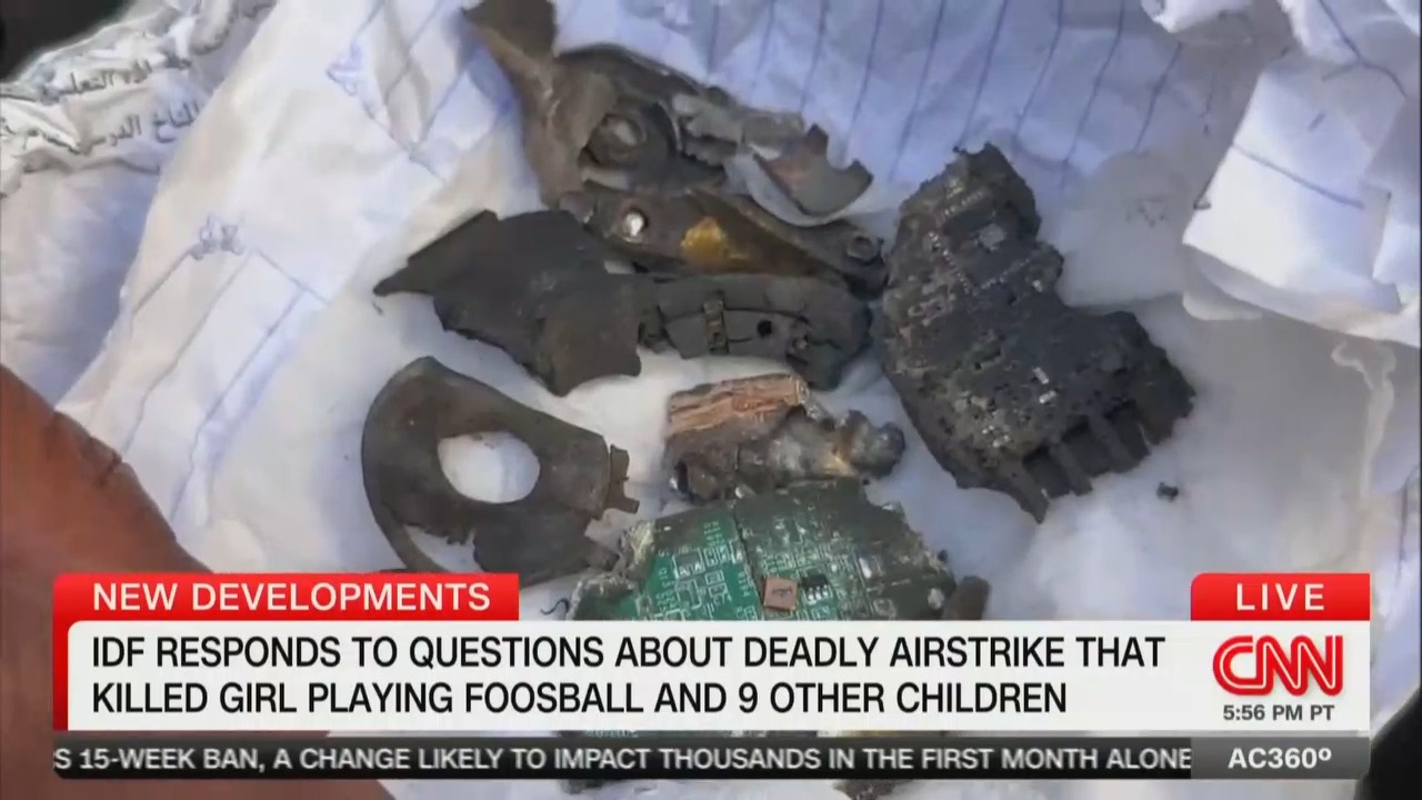 CNN Report Claims IDF Behind Strike That Killed 10 Children [Video]