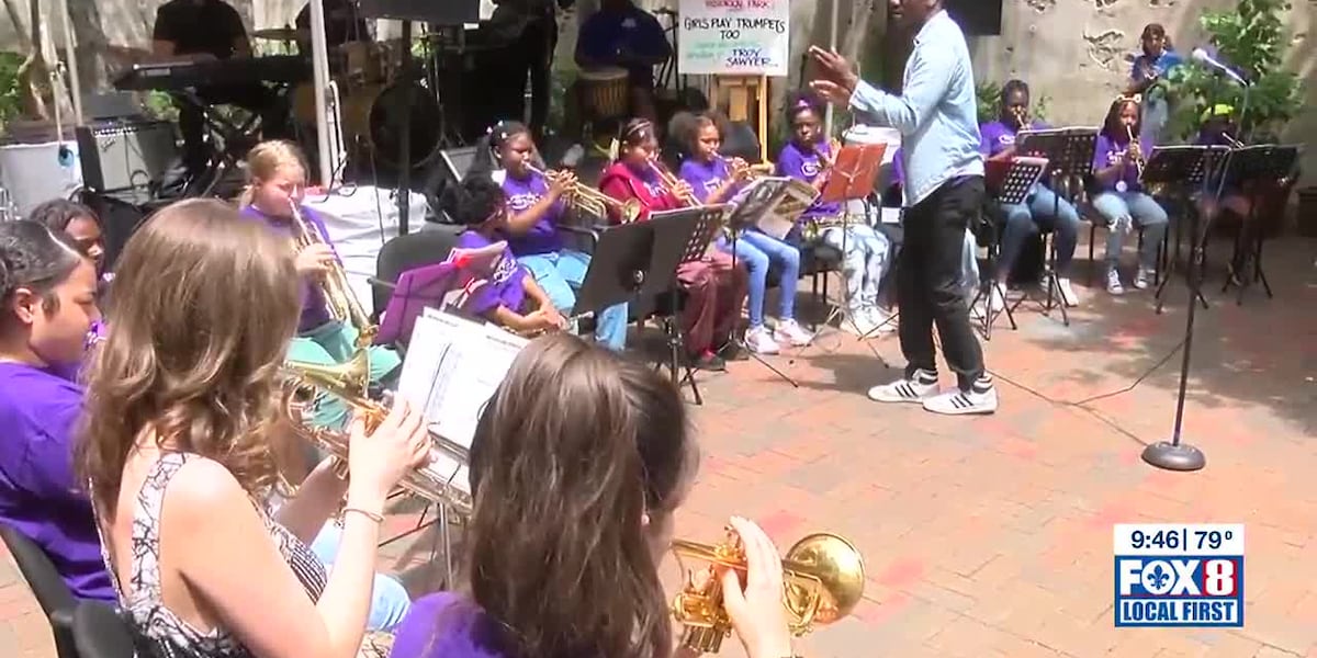 New Orleans trumpeter Troy Sawyer inspires next generation, breaking barriers in music [Video]