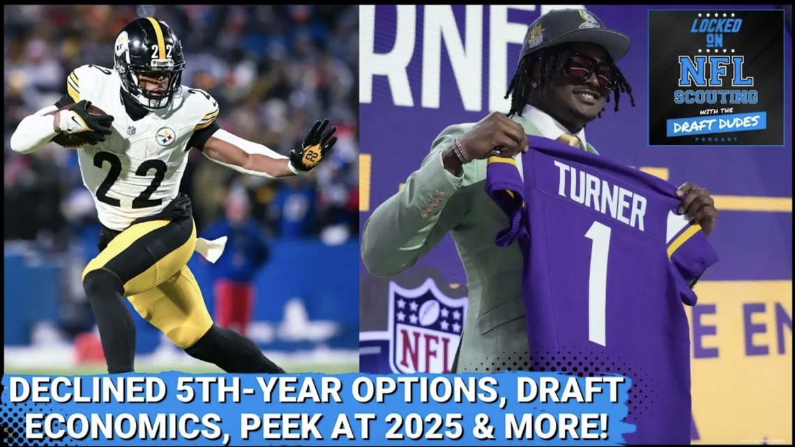 Declined 5th-year options, lessons learned from 2024 NFL Draft, 2025 mocks, draft economics & more! [Video]