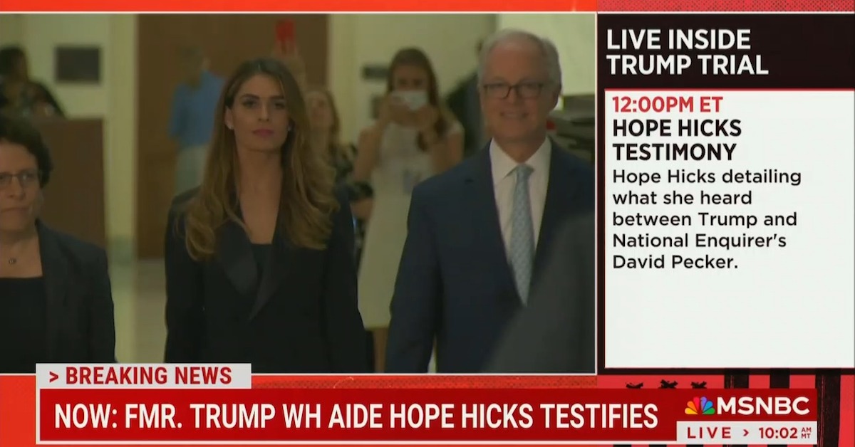 Ex-Aide Hope Hicks Enters Trump Courtroom to Gasps [Video]