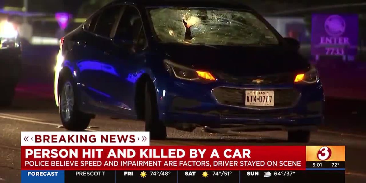 Person hit and killed by a car in Peoria; what we know [Video]