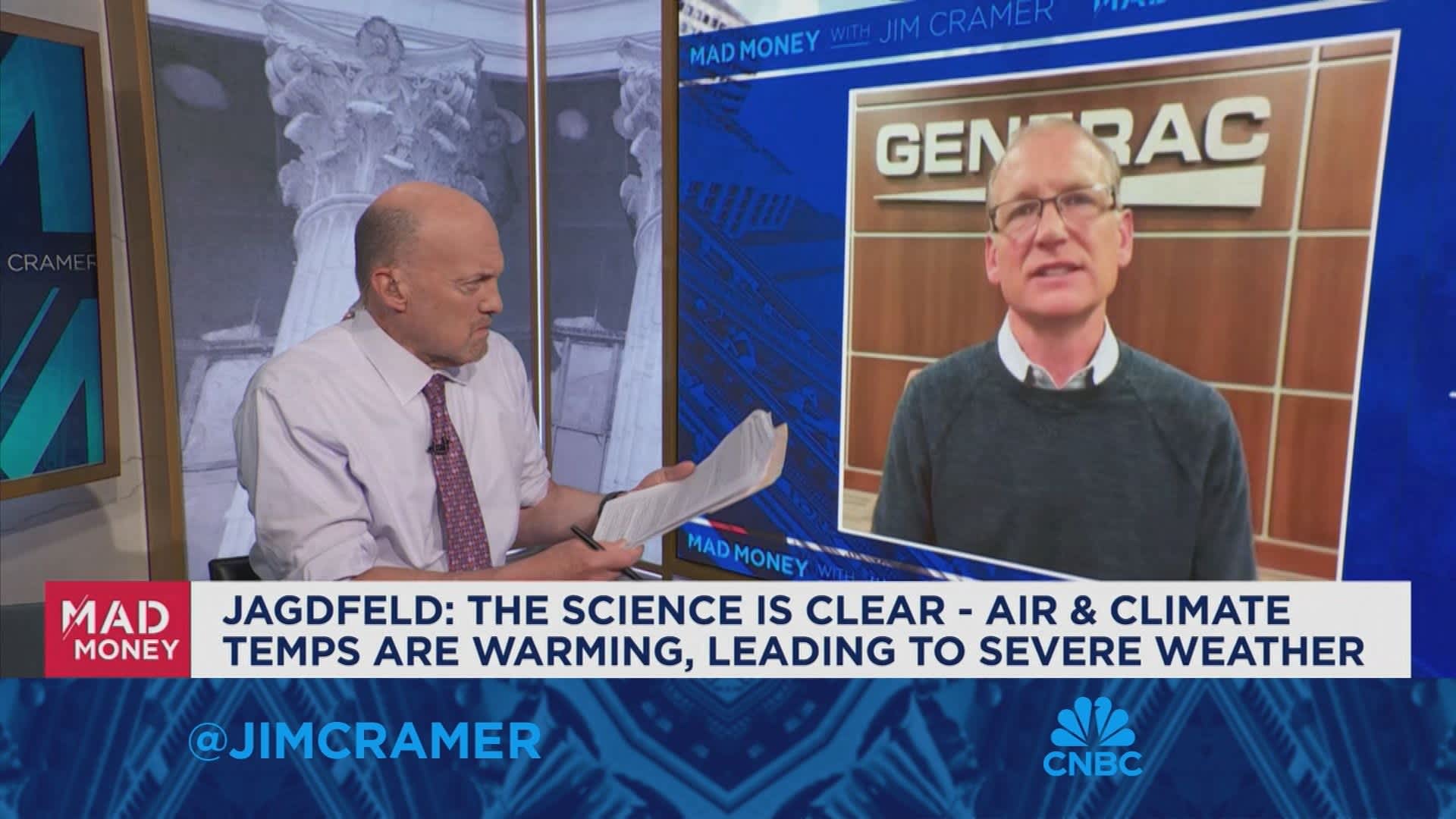 Generac CEO Aaron Jagdfeld goes one-on-one with Jim Cramer [Video]