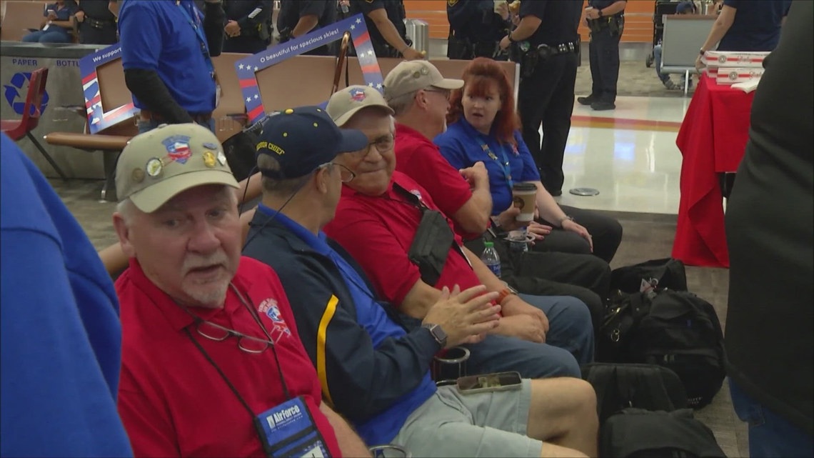 Brave veterans recognized with honor flight to nation