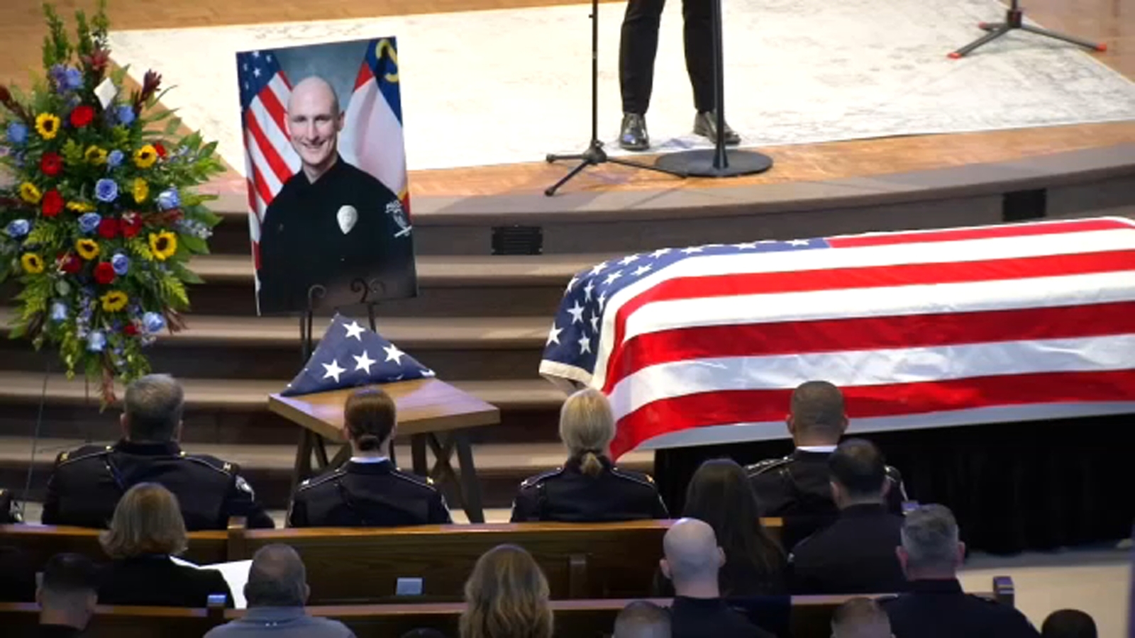 Fallen Officer Joshua Eyer | Funeral for police officer killed in North Carolina while serving warrant in Charlotte [Video]