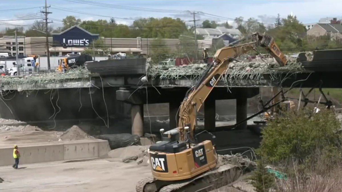 Demolition begins on I-95 after explosion in Norwalk  NBC Connecticut [Video]
