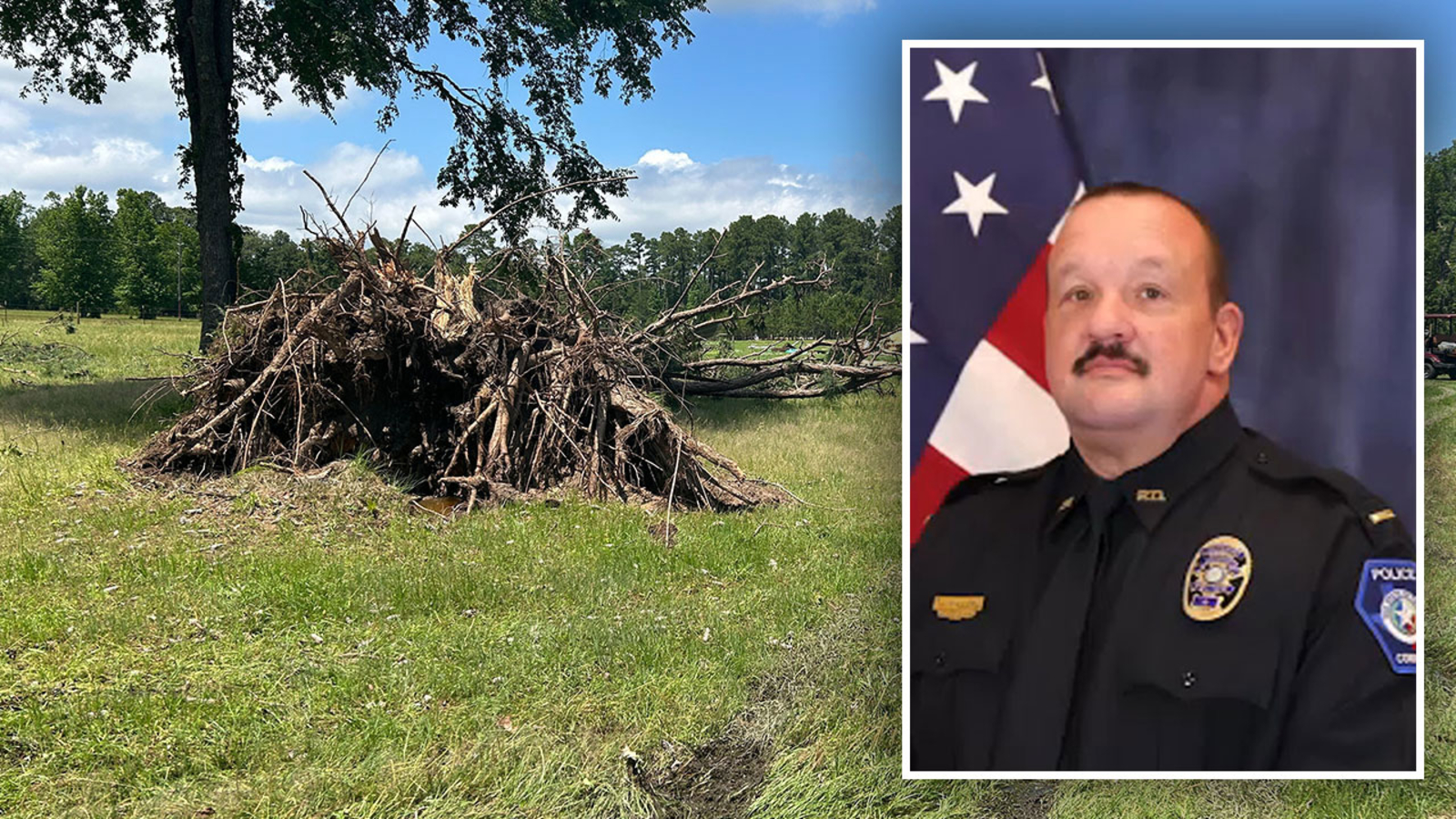 Texas officer dies: Conroe PD Lt. Jimmy Waller succumbs to injuries sustained days earlier during Trinity Co. severe weather [Video]