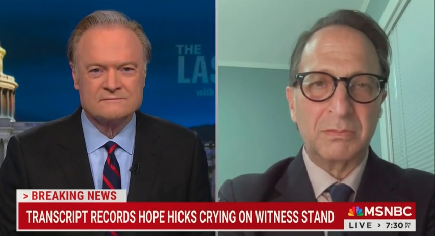 Andrew Weissmann Calls Hope Hicks’ Testimony ‘Devastating’ [Video]
